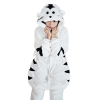 combinaison pyjama tigre blanc