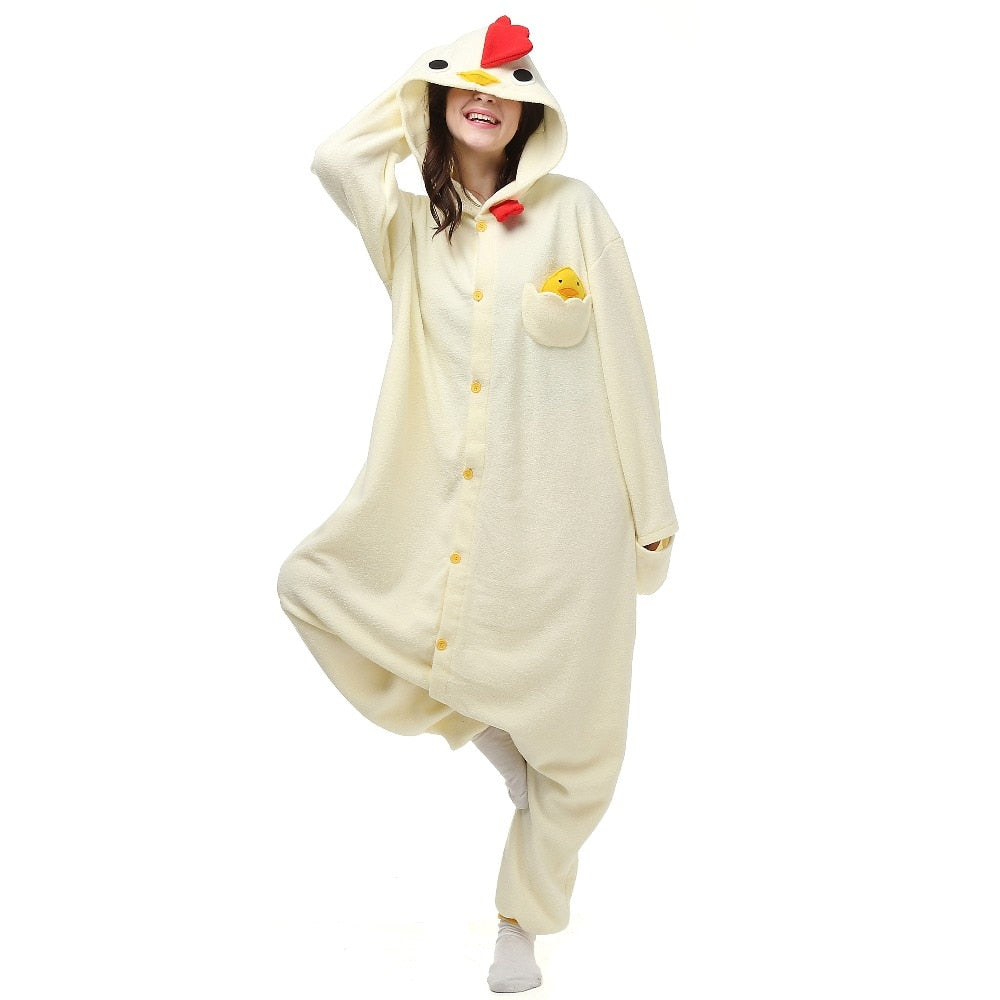 combinaison pyjama poule