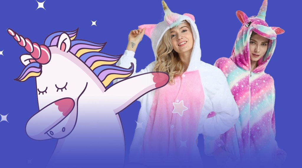 combinaison pyjama licorne